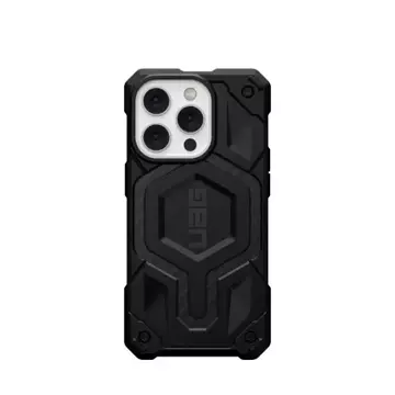 UAG Monarch - Schutzhülle für iPhone 14 Pro kompatibel mit MagSafe (Kohlefaser)