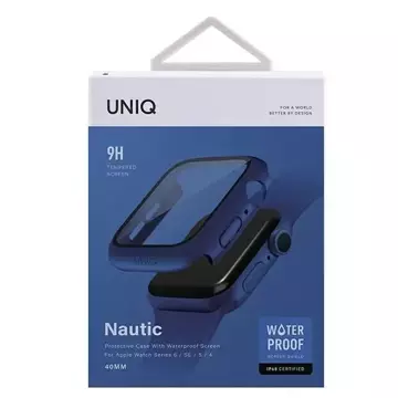 UNIQ Nautic Schutzhülle für Apple Watch Series 4/5/6/SE 40mm blau/blau