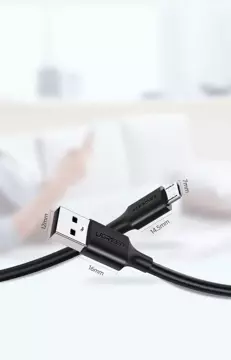 Ugreen Kabel USB - Micro USB 2A 2m schwarz (60138)