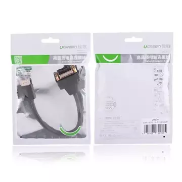 "Ugreen Kabeladapter Kabeladapter DVI 24 5 Pin (Buchse) - HDMI (Stecker) 22 cm schwarz (20136)"