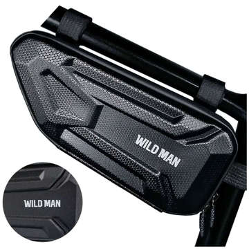 Wildman Hard Shell Bicycle Bag XT4 Koffertasche für ein Fahrrad unter dem Rahmen 1,5L Schwarz