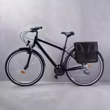 Wozinsky Doppel-Fahrradtasche 28 l schwarz (WBB34BK)