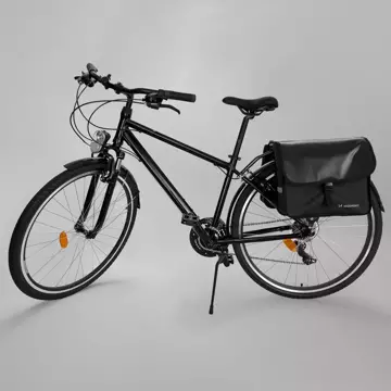 Wozinsky Doppel-Fahrradtasche 28 l schwarz (WBB34BK)