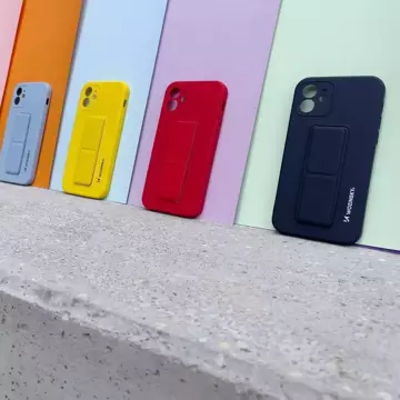 Wozinsky Kickstand Case Silikonhülle für iPhone 13 Pro gelb