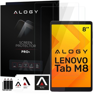 X2 Alogy 9H gehärtetes Glas für Lenovo Tab M8 TB-8505F, TB-8505L, TB-8705X, TB-8705F, TB-8705L, TB-8506