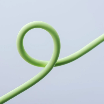 Kabel USB-C – USB-C 100W Forcell F-Energy Silicone 1 m C347 zielony