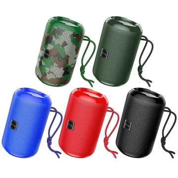 Głośnik Bluetooth Hoco HC1 5W Ciemnozielony FM USB AUX TF 4h