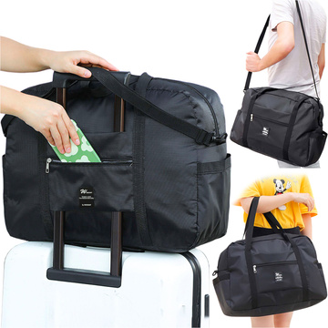 Reisetasche für das Flugzeug, touristische Sportkabine, Handgepäck, geräumig für einen Koffer, Urlaub 36l Alogy Black