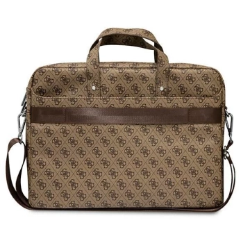 Guess Bag GUCB15P4TW 16 "braun / braun Saffiano 4G Triangle Logo