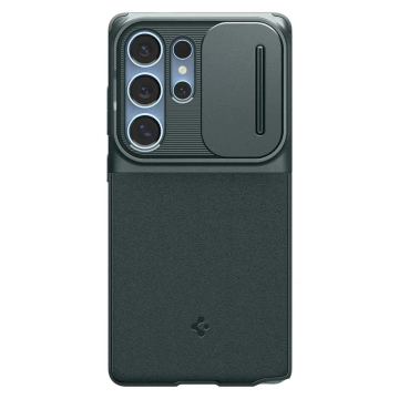 Etui do Samsung Galaxy S25 Ultra Abyss Green Spigen Optik Armor