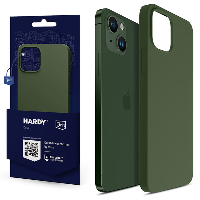 Etui na telefon 3mk do Apple iPhone 13 Hardy Silicone MagCase Alphine Green
