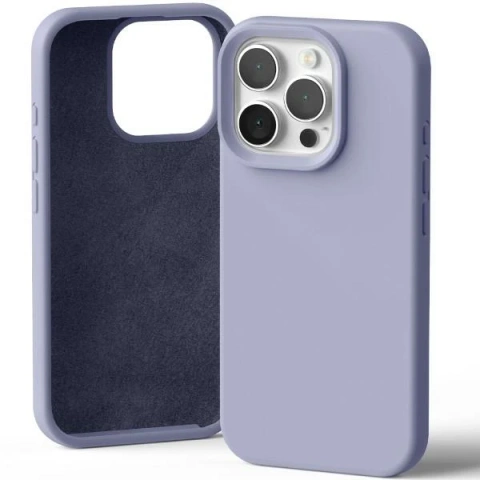 Etui Mercury Silicone do iPhone 16 Pro 6,3" Lawendowy