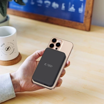 Powerbank Tech-Protect PB24 LifeMag Qi2 MagSafe 10000mAh Czarny