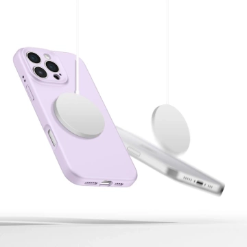Etui Tech-Protect Liquid Silicone MagSafe iPhone 16 Pro Max Mauve