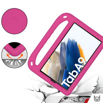 Etui do Samsung Galaxy Tab A9 2023 8.7" X110 / X115 dla dzieci obudowa na tablet Alogy Kids Case Różowe