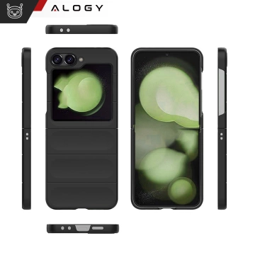 Etui ochronne na telefon MagicShield obudowa plecki case do Samsung Galaxy Z Flip 6 Czarne