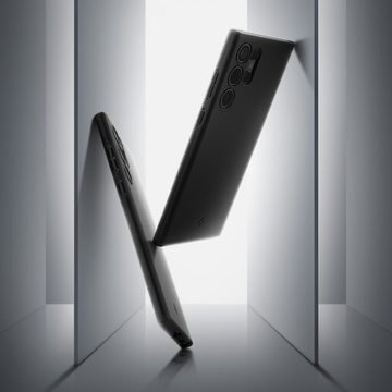Etui für Samsung Galaxy S22 Ultra Obudowa Hülle Spigen Thin Fit Schwarz