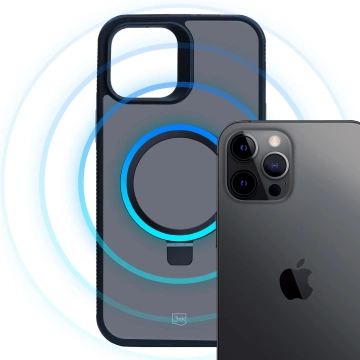 Etui für Apple iPhone 12 Pro Max - 3mk Smoke Case Mag