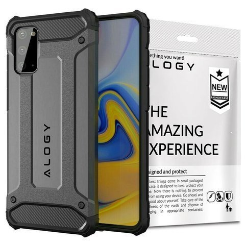 Alogy Hard Armor Hülle für Samsung Galaxy S20 grau