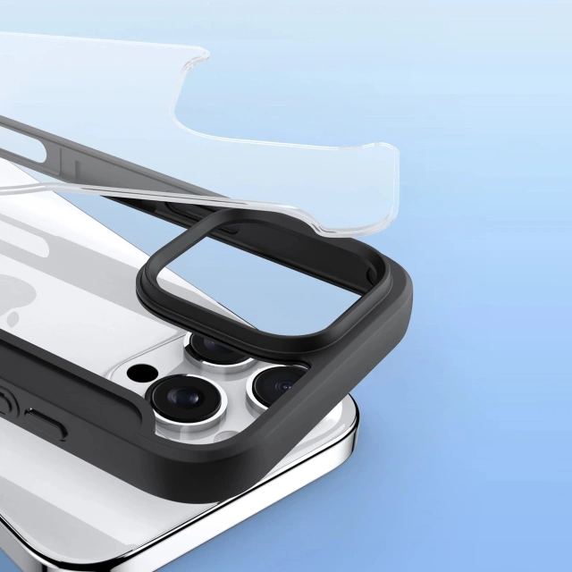 iPhone 16 Pro Max Dux Ducis Skin X Pro MagSafe Hülle Schwarz