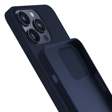 Etui 3mk Silicone Case Dark Navy do Apple iPhone 16 Pro