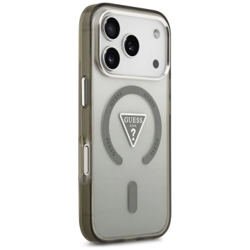 Etui Guess Gradient Triangle Logo MagSafe na iPhone 17 Pro Max - Khaki