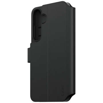 Etui Portfelowe do Samsung S25+ Czarne CARE by PanzerGlass Wallet Kickstand