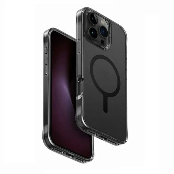 Etui UNIQ LifePro Xtreme für iPhone 16 Pro Max 6,9" Magclick Charging Schwarz/Geräuchert