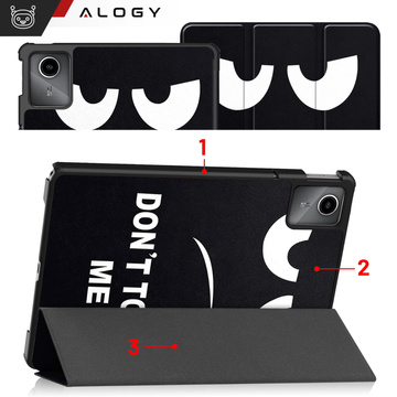 Etui do Lenovo Tab K11 / K11E 11” i M11 10.95" TB330FU / TB330XU / TB331FC obudowa na tablet Case Alogy Book Cover Don't Touch me + Rysik