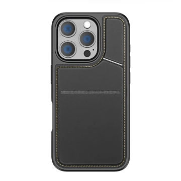 iPhone 16 Pro Dux Ducis Rafi II Mag MagSafe Hülle mit RFID Schwarz