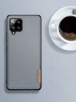 Dux Ducis Fino Schutzhülle mit Nylonbezug für Samsung Galaxy A42 5G schwarz