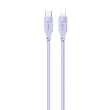 USMAS USB-C auf Lightning PD Schnellladekabel 1,2 m lila