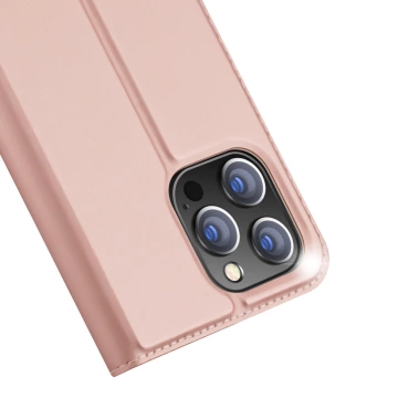 Dux Ducis Skin Pro Holster Cover Flip Cover für iPhone 14 Pro rosa