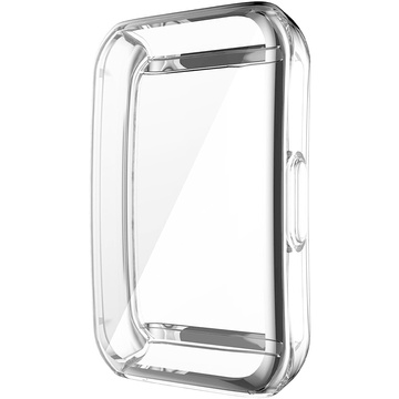 Etui silikonowe nakładka z folią ochronną Alogy do Huawei/ Honor Band 6 Przezroczyste