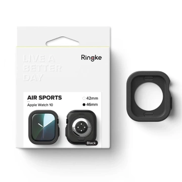 ETUI DO APPLE WATCH 10 (46MM) CZARNE RINGKE AIR SPORTS