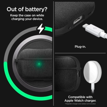 Spigen Urban Fit Schutzhülle für Apple AirPods Pro 1/2 Schwarz