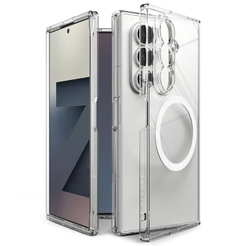 Etui Ringke Fusion MagSafe do Galaxy Z Fold 7 Przezroczyste