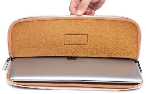Tasche Lisen Laptophülle 13,5 '' für Macbook Air / Pro Schwarz