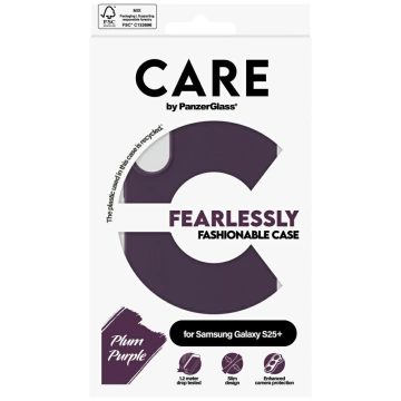 Etui CARE do Samsung Galaxy S25+ by PanzerGlass Fashion Plum Purple