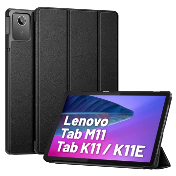 Etui do Lenovo Tab K11 / K11E 11” M11 10.95" TB330FU / TB330XU / TB331FC Book Case Cover z klapką obudowa futerał pokrowiec Alogy Czarne