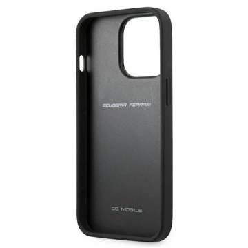 Etui na telefon Ferrari iPhone 13 Pro Max 6,7" czerwony/red hardcase On Track Carbon Stripe