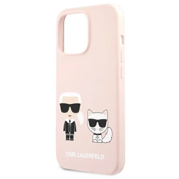 Etui Karl Lagerfeld KLHCP13LSSKCI do iPhone 13 Pro / 13  6,1" hardcase Silicone Karl & Choupette