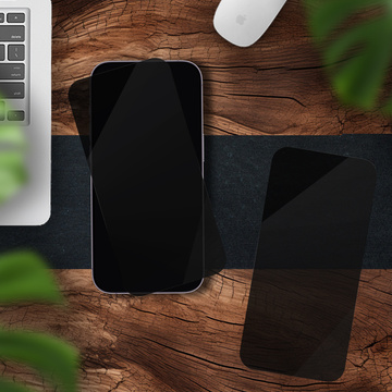 Szkło hartowane Prywatyzujące do Samsung Galaxy S25 ochronne szkiełko na ekran 9H Alogy Privacy EasyShield™️ z ramką montażową