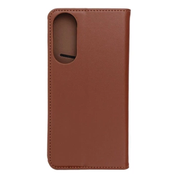 Smart Pro Book Case für Samsung S25 Edge Leder Braun