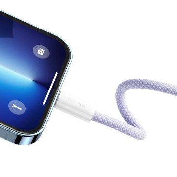 Baseus Dynamic 2 Series kabel do szybkiego ładowania USB-C - Lightning 20W 480Mb/s 2m fioletowy