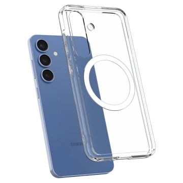 Samsung Galaxy S25 Spigen Ultra Hybrid Mag MagFit Hülle Transparent
