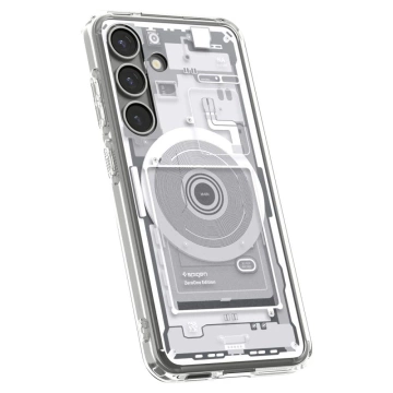 Etui ochronne do Galaxy S25 zero one white Spigen Ultra Hybrid MagSafe 