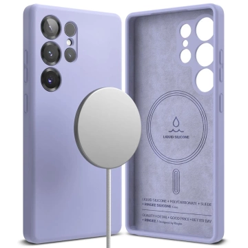  Etui do Samsung Galaxy S25 Ultra Lavender Ringke Silicone Magnetic MagSafe