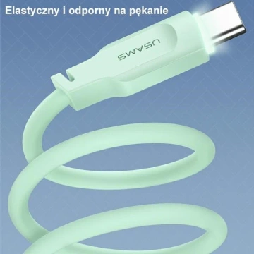 USMAS USB-C PD Schnellladekabel 1,2 m grün