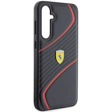 Etui Ferrari FEHCS23FEPTWK für Samsung Galaxy S23 FE S711 czarny/black hardcase Twist Metal Logo